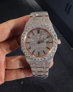 Montre VVS Shiny Luxury Full Iced Out Moissanite Diamond, Bust Down Watch, Icy Full Diamond, Gift For Her, Hip Hop Watches - Product Image 4