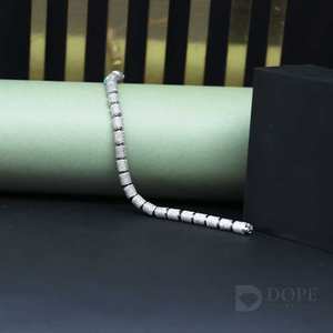 Round Cut Lab Grown Diamond 5CT IGI Pulsera certificada en oro sólido de 14kt con diseño exclusivo y para cada destino - Product Image 5