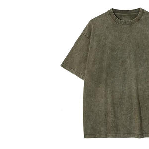 เสื้อยืดผู้ชายแขนสั้นทรงโอเวอร์ไซส์ ผ้าคอตตอนถักเนื้อหนัก 100% 240gsm ป้องกันการยับ รุ่น DTG Print - Product Image 2