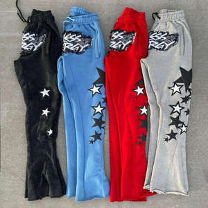 Fabricant OEM, vente en gros personnalisée, sweat-shirt à capuche et pantalon de survêtement en molleton 100% coton, léger, respirant, fermeture éclair intégrale, grande taille pour hommes - Product Image 6