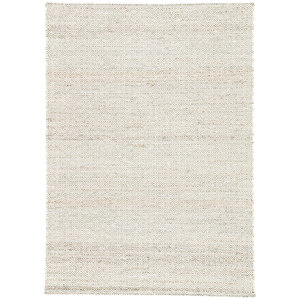 พรมปูพื้นลายเรขาคณิต Abrash Ivory ทำจากปอกระเจาและป่าน สำหรับใช้ในบ้าน รุ่น PDWH-01 - Product Image 1