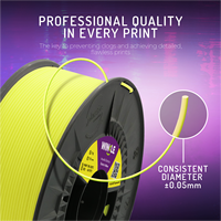 Filament PLA HD fluorescent WINKLE 1,75 mm 1 kg pour imprimante 3D FDM, impression facile, qualité européenne, fabriqué en Espagne