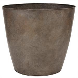 Jardinière en métal martelé LuxeBloom avec accents de finition patine antique Home Garden Pot de fleur en métal antique pour usage décoratif - Product Image 4