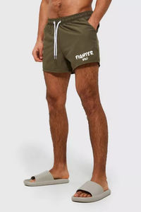 Short de basket-ball 5xl brodé pour homme grande taille avec maille de compression été Mba - Product Image 5