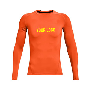 Conjunto de ropa deportiva personalizada para hombre y mujer, protector de sarpullido de alta calidad, 1 unidad - Product Image 1