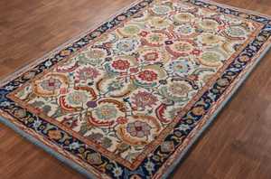 พรมขนแกะสไตล์ตะวันออกทำด้วยมือขนาด8x10และ9x12งานหัตถกรรมพรมสำหรับห้องนั่งเล่น - Product Image 6