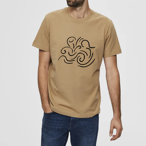 Breathable Contrast Stitching Knitted Men's T-Shirts Embroidery Short Sleeve OEM ODM Custom Design <b>Tshirts</b> Supplier From BD - Product Image 2