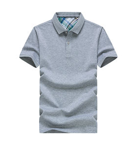 Camiseta Polo de Algodón con Cierre y Logotipo Personalizado de Alta Calidad, Camiseta Polo para Golf, Camiseta con Cuello para Hombre con MOQ Bajo - Product Image 1