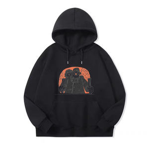 Vente en gros Pulls à capuche ajustés surdimensionnés en polyester polaire Sweats à capuche unisexe couleur streetwear - Product Image 1