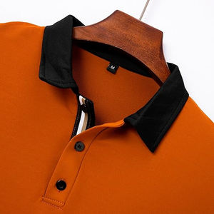 Verano Casual moda hombres para Polo camiseta nuevo diseño mangas cortas hecho en Pakistán tejido de punto - Product Image 5