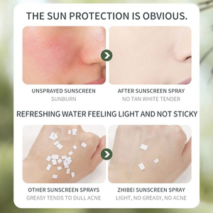 Оптовая продажа Vegan SPF 50 широкий спектр лица тела УФ-защита туман высокой защиты диоксид титана Солнцезащитный спрей - Product Image 4