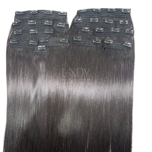 Wholesale Price 100% Vietnamese Human Hair Bone Straight <b>Clip</b> In Natural Color Bundles To Make <b>Wig</b> - Product Image 4