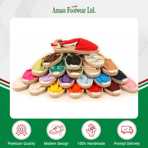 Haute qualité 100% naturel concepteur coton toile Espadrille basique Unique basique Espadrille différentes couleurs en gros été - Product Image 3