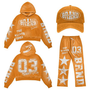 Conjuntos Deportivos de Invierno para Hombre, Talla Grande, Transpirables, de Secado Rápido, 100% Algodón, Felpa, Pantalones Largos - Product Image 4