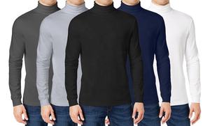 100 Cotton <b>Mens</b> Golf <b>Turtle</b> <b>Neck</b> T-Shirt High Quality Camisas Polyester <b>Men</b> Quantity Custom Turtleneck OEM Anti - Product Image 5