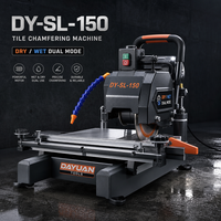 Machine automatique de chanfreinage de carreaux DY-SL-150, double fonction sec/humide, cinquième génération, haute précision, module de chanfreinage et rainurage, meuleuse d'angle
