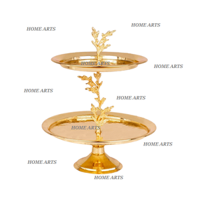 Support à gâteau en aluminium martelé de créateur Support à gâteau de couleur cuivre de la plus haute qualité au prix le plus bas - Product Image 2