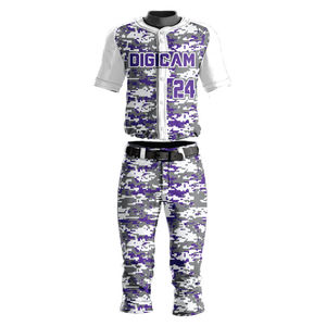 กางเกงเบสบอลผ้าโพลีเอสเตอร์ซับเหงื่อและเสื้อเจอร์100% สำหรับผู้ใหญ่และเยาวชนดีไซน์ใหม่ที่สามารถปรับแต่งได้ - Product Image 4