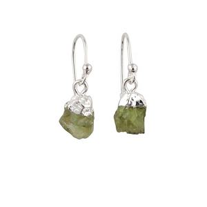 Boucle d'oreille en pierre précieuse améthyste pourpre véritable faite à la main en argent plaqué crochet style boucle d'oreille femmes bijoux de mode cadeau pour elle - Product Image 4