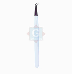 Pinzas para pestañas injertadas al por mayor, pinzas de extensión de instrumentos de belleza de acero inoxidable para pestañas - Product Image 3