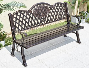 ม้านั่งโลหะที่สวยงามวางในสวนสาธารณะและสวนกลางแจ้งที่ผลิตในเวียดนาม - Product Image 3