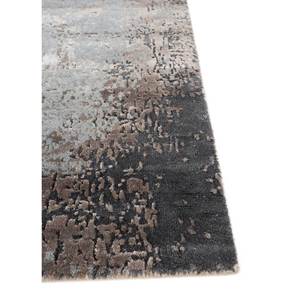 Tapis en laine et soie de bambou noué à la main Kavi Ivory, collection Chaos Theory - Esk-7072, tapis abstrait pour salon, rectangulaire, pour couloir - Product Image 4