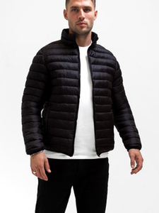 เสื้อแจ็คเก็ตพัฟเฟอร์กันน้ำลายพรางสีดำคุณภาพสูงสำหรับผู้ชาย สไตล์สตรีทแวร์สำหรับผู้ใหญ่ - Product Image 6