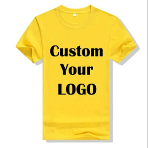 T-shirt en coton personnalisé de haute qualité pour hommes T-shirts formels pour hommes en coton imprimé vierge - Product Image 1