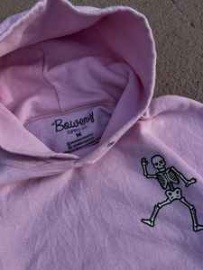 เสื้อมีฮู้ดสไตล์ฝรั่งเศสผ้าฟลีซเทอร์รี่ปักลายกราฟิกแนวสตรีทแวร์สไตล์ฝรั่งเศส - Product Image 6