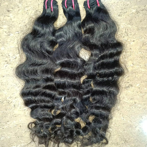 Extensions de cheveux humains en vrac vierges indiennes Remy 8 "-32" tissage résistant aux chutes et doux/brillant de qualité supérieure - Product Image 4