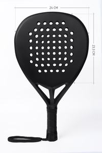 High Quality OEM Custom Logo Durable Lightweight Eco-Friendly Handmade Breathable Carbon Diamond Paddle Racket Custom Design EVA - Product Image 5