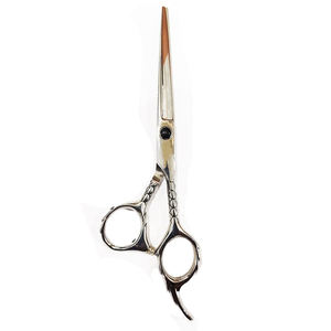 Ciseaux de coiffure à poignée personnalisée Ciseaux de salon de coiffure de couleur argentée Ciseaux de salon de coiffure en acier inoxydable - Product Image 6