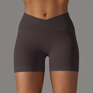 Shorts de yoga sans couture pour femmes, shorts de cycliste respirants pour la salle de sport, shorts chauds pour femmes de haute qualité, nouveau design, logo personnalisé - Product Image 5