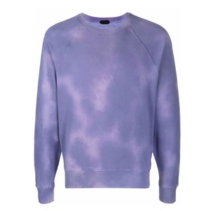 Sudadera cómoda con efecto tie-dye, ropa informal suave con acabado colorido y corte relajado para uso diario. Sudadera tie-dye. - Product Image 1