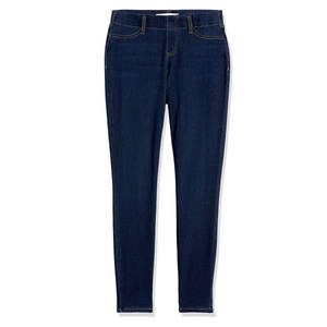 Pantalones Vaqueros de Mujer de Corte Regular, Transpirables, de Cintura Media, 100% Algodón, con Construcción Duradera, Diseño Cómodo y Acabado Liso - Product Image 1