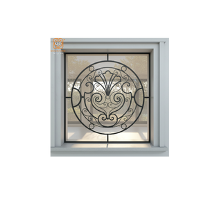 Ventanas Fijas de Hierro Forjado de Diseño Francés KHP, Elegancia Atemporal, Seguridad Artesanal Antirrobo para Uso en Hoteles en Vietnam - Product Image 1