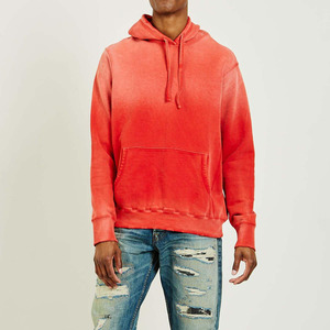 Personalizado de alta calidad rojo pulóver sudadera hombres Sudadera con capucha Hip Hop 3D Puff impresión cara completa Zip up Streetwear sudaderas con capucha para hombres - Product Image 3