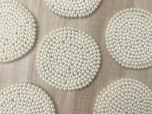 Posavasos de Lujo Personalizados de Fábrica, Bordados con Cuentas, Hechos a Mano con Cuentas de Vidrio, Mantel Individual con Diseño de Animales, para Bodas, Hogar, Ecológico - Product Image 6