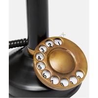 Téléphone antique décoratif, accessoires pour la maison, artisanat en métal, style rétro vintage, objets décoratifs, cadeaux, articles