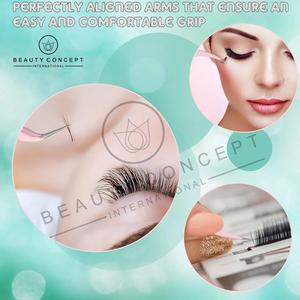 แหนบขนตาทำจากเหล็กเป็นมิตรต่อสิ่งแวดล้อมใช้ดูแลความงามส่วนตัว - Product Image 5