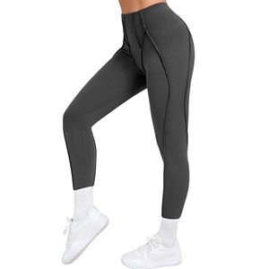 Leggings de sport pour femmes de niveau professionnel, sans couture, respirants, antibactériens, style anglais, grandes tailles, pour la gym, le fitness, le yoga, la course à pied, toute la journée - Product Image 2