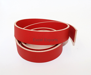 Sangles en cuir véritable pour bijoux, 2 mm d'épaisseur, 20 mm et 25 mm de large, plates, différentes couleurs, Excel Exports India, modèle 155A - Product Image 1