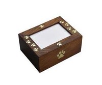 Urnes funéraires et cercueils pour animaux de compagnie en bois naturel de style américain moderne avec logo personnalisé - Vente en gros à bas prix