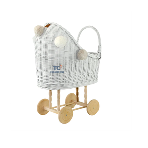 รถเข็นเด็กทำจากหวายสานมือรถเข็นเด็กของเล่นเด็กทำจากเวียดนาม - Product Image 4