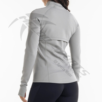 Vêtements équestres personnalisés veste d'équitation pour dames performance active vestes de sport équestre à manches longues