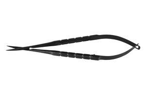 Castroviejo-Micro Tijera con Mango Recubierto de Titanio Negro Jet, Instrumento Quirúrgico Dental, Autoclavable, 16cm,18cm, 20cm - Product Image 4