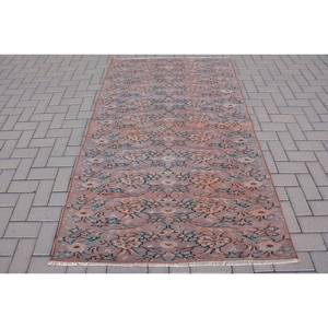 พรมหญ้าทะเลสไตล์ตุรกีโบราณดีไซน์คลาสสิกงานปะต่อสีน้ำตาลสีเขียววัสดุหญ้าทะเลขนสัตว์6.9ft 4.1ชิ้นสำหรับห้องนั่งเล่นที่บ้านสำหรับวัยรุ่น - Product Image 1