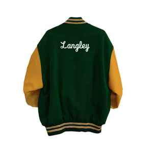 Varsity <b>Jacket</b> OEM Factory Wholesale Supplier Custom Logo Baseball College <b>Jacket</b> Fashion Streetwear <b>Men</b> Women Casual Apparel - Product Image 4