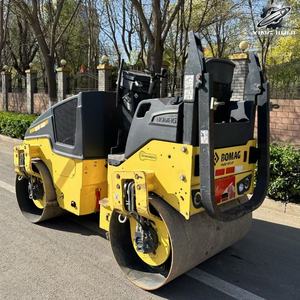 Compacteur vibrant à double tambour BOMAG BW120 d'occasion, poids de travail 2,7 tonnes, marque allemande originale, petit compacteur - Product Image 2