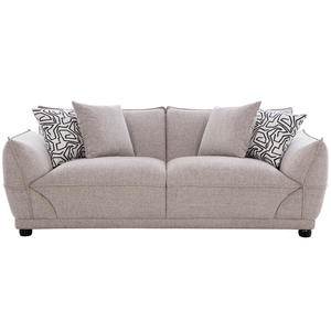 Canapé 4 places en tissu capitonné moderne et élégant avec des coussins généreux, confort intemporel pour les intérieurs élégants, en vente - Product Image 6